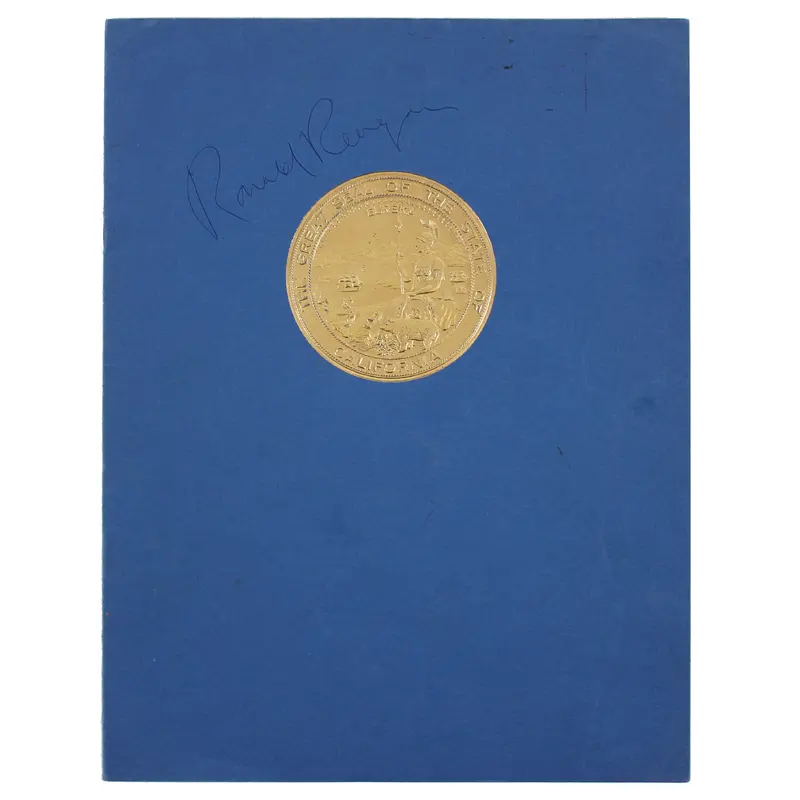 Ronald Reagan Signed 1967 California Gubernatorial Inaugural Concert Program BAS