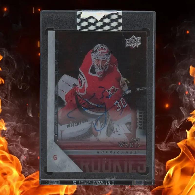 2020-21 Upper Deck Clear Cut CAM WARD Auto Young Guns Tribute #RT-CW