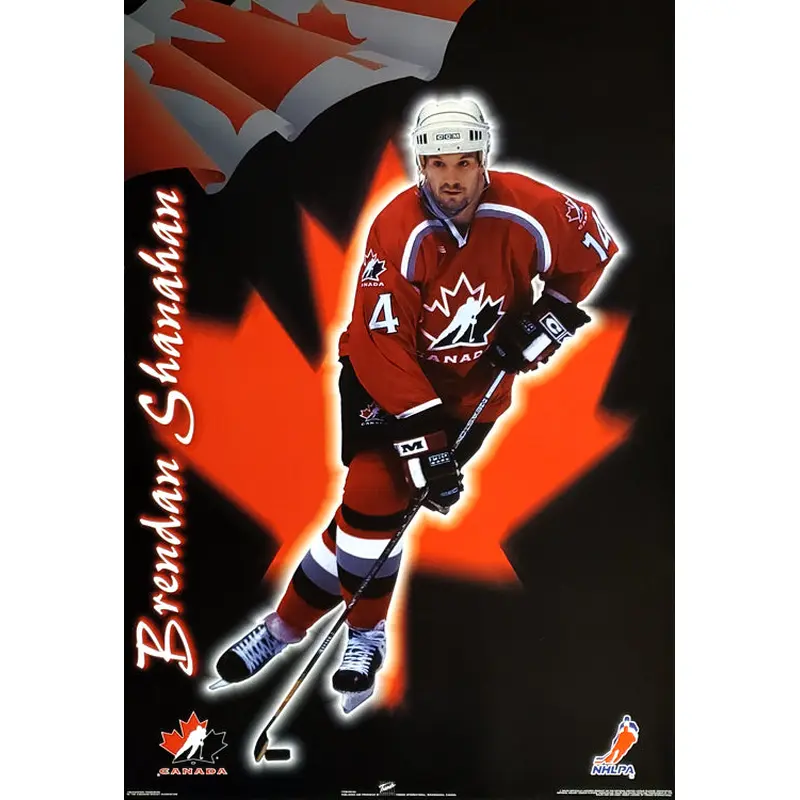 Brendan Shanahan Team Canada 1998 Hockey Action Poster - Trends International