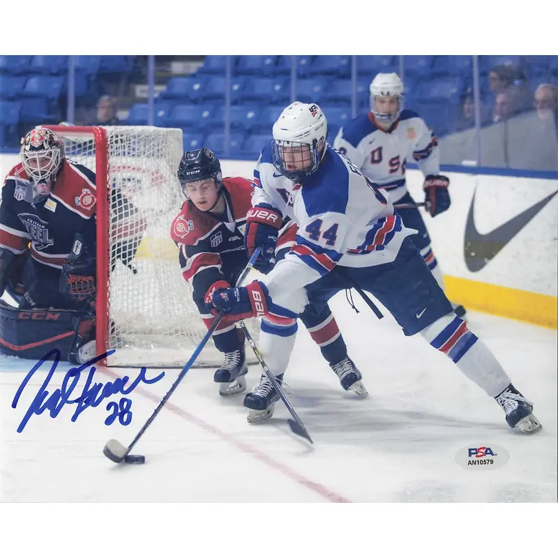 Joel Farabee signed 8x10 photo PSA/DNA Autographed