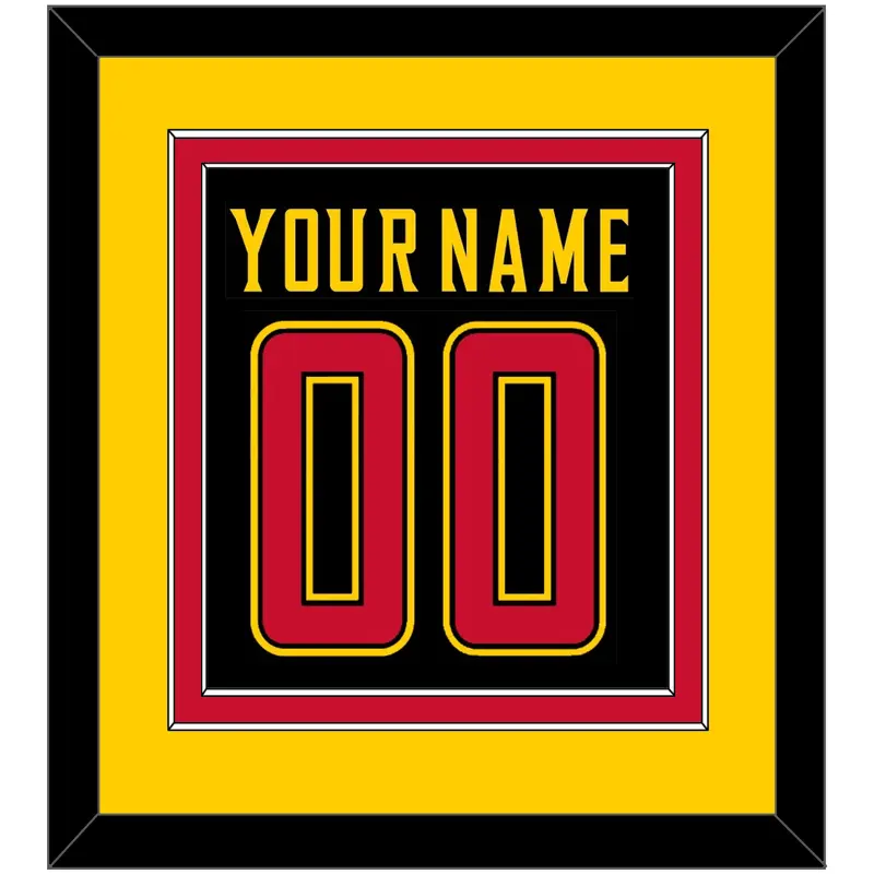 Maryland Basketball Name & Number - Road Black (2013-2015) - Double Mat 5