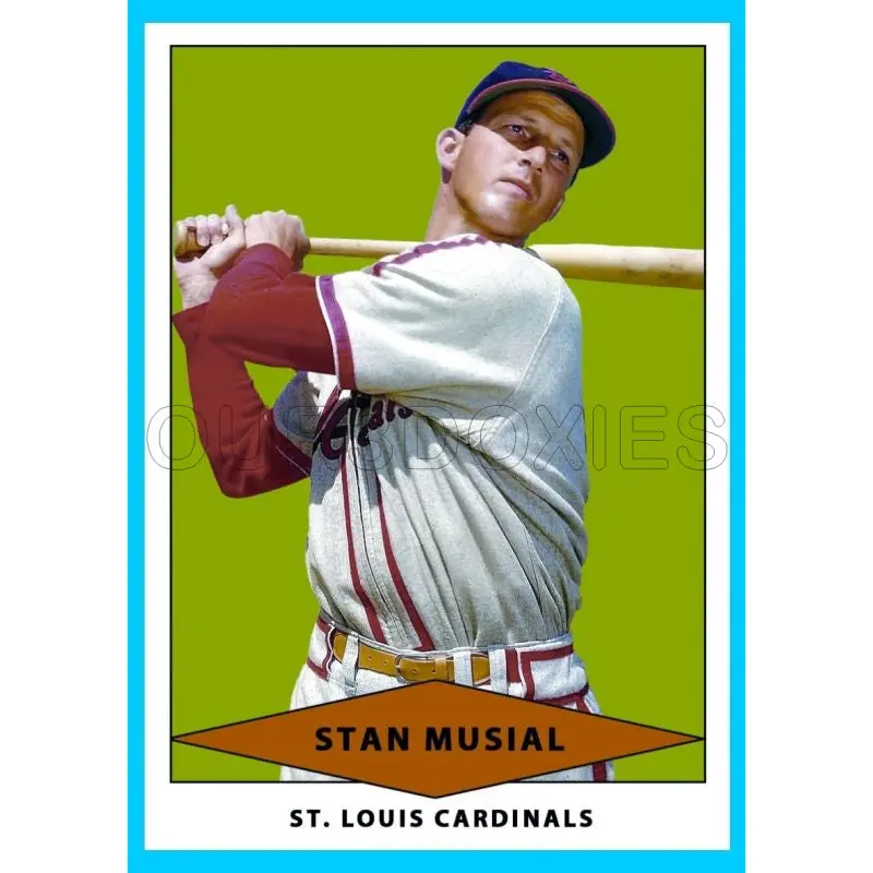 Stan Musial 1954 Red Heart Custom Card - 4053