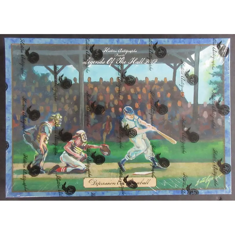 2012 Historic Autographs Legends of the Hall Baseball Box (Hobby) (1)