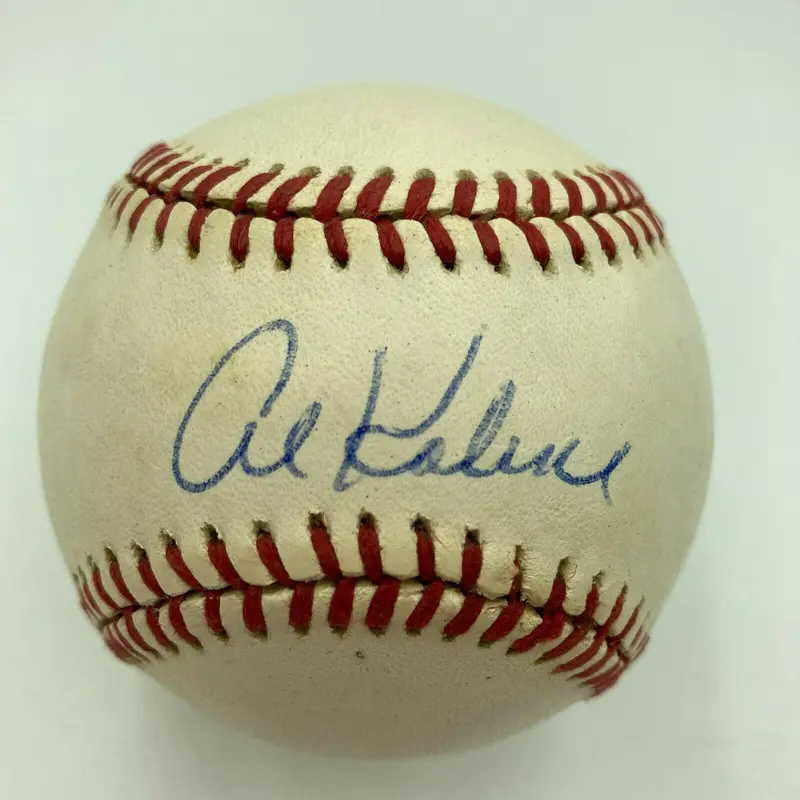 Al Kaline & Sparky Anderson Signed Official Major League Baseball PSA DNA COA