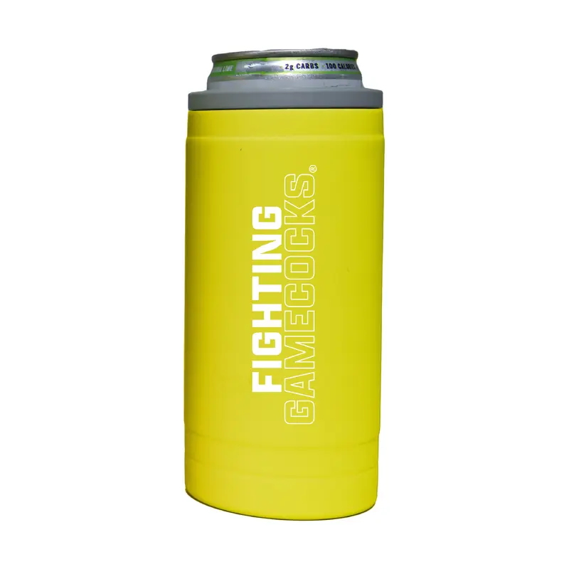 South Carolina 12oz Cru Stacked Soft Touch Slim Coolie