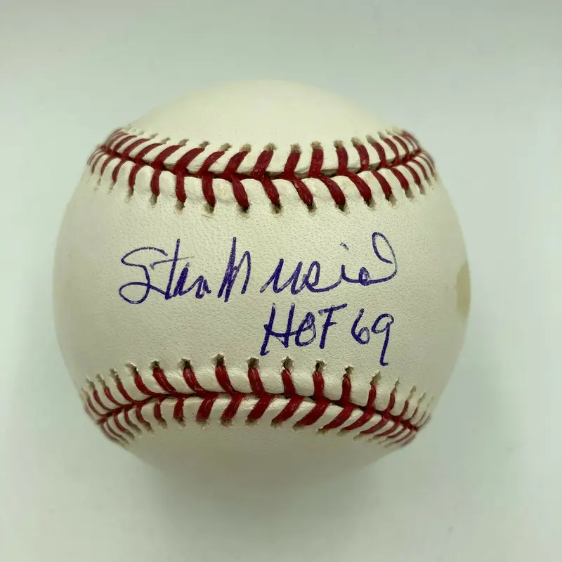 Stan Musial Hall Of Fame 1969 Signed Major League Baseball JSA COA
