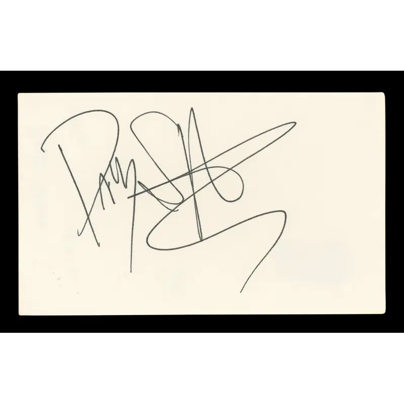 Pauly Shore Son in Law Authentic Signed 3x5 Index Card Autographed BAS #BL96653