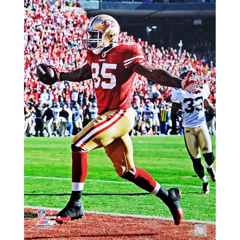 Vernon Davis "Touchdown!" (2012) San Francisco 49ers Premium Poster Print - Photofile Inc.