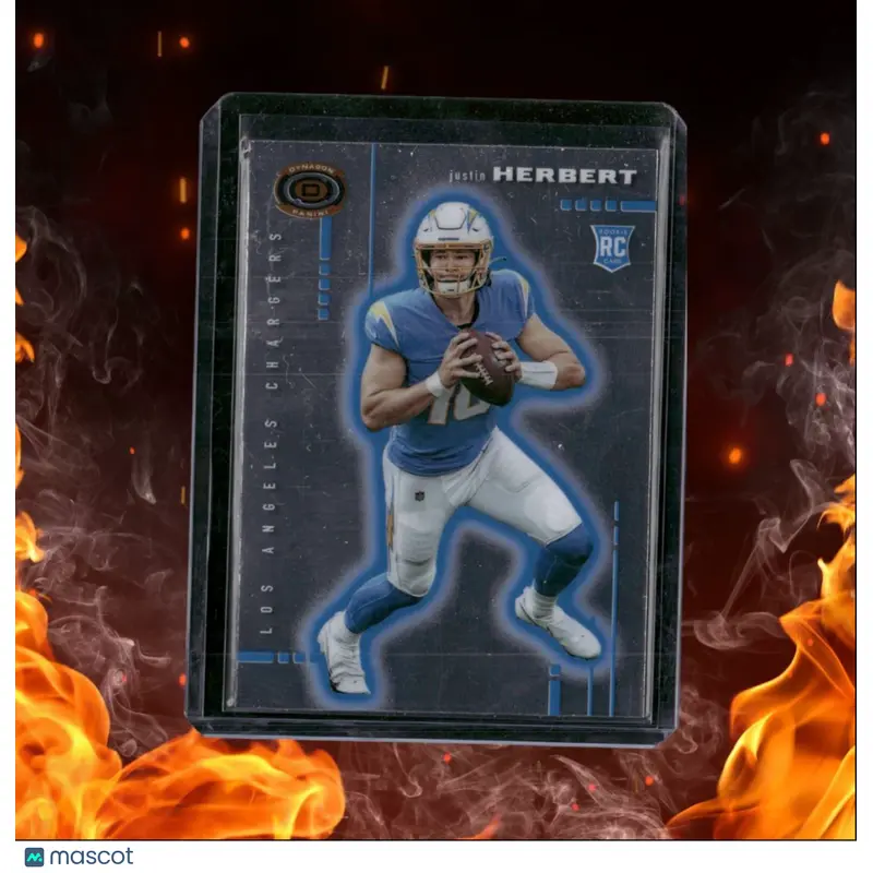 2020 Panini Chronicles Justin Herbert Dynagon Rookie #D-3
