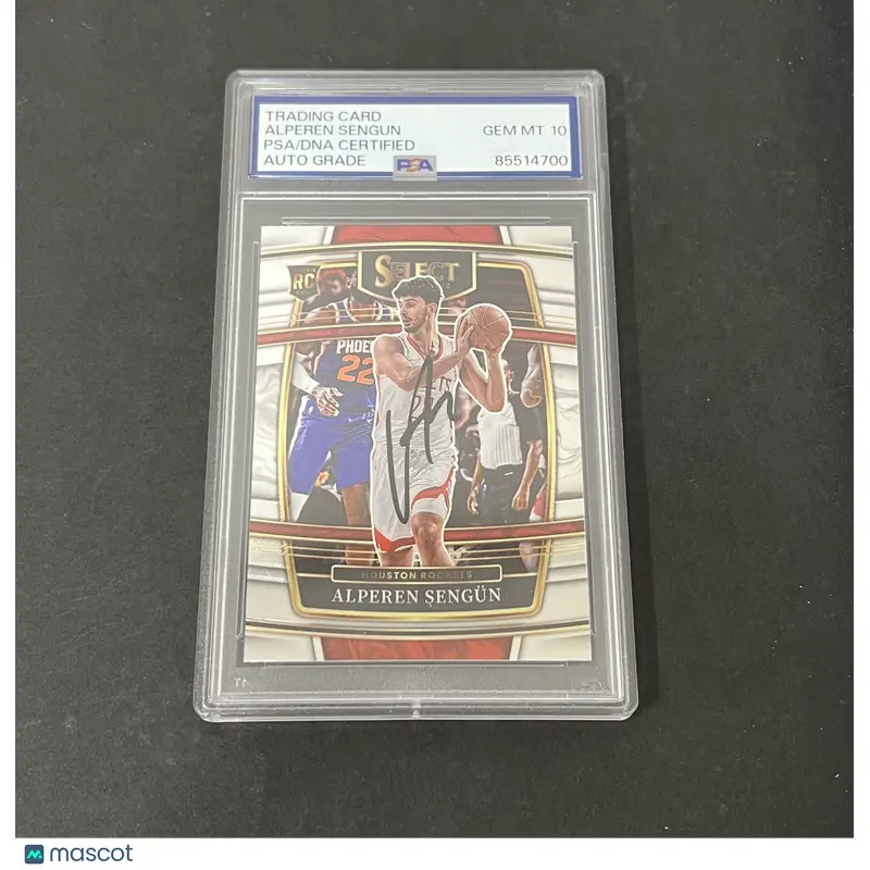 2021-2022 Panini Select #19 Alperen Sengun signed card PSA Auto 10