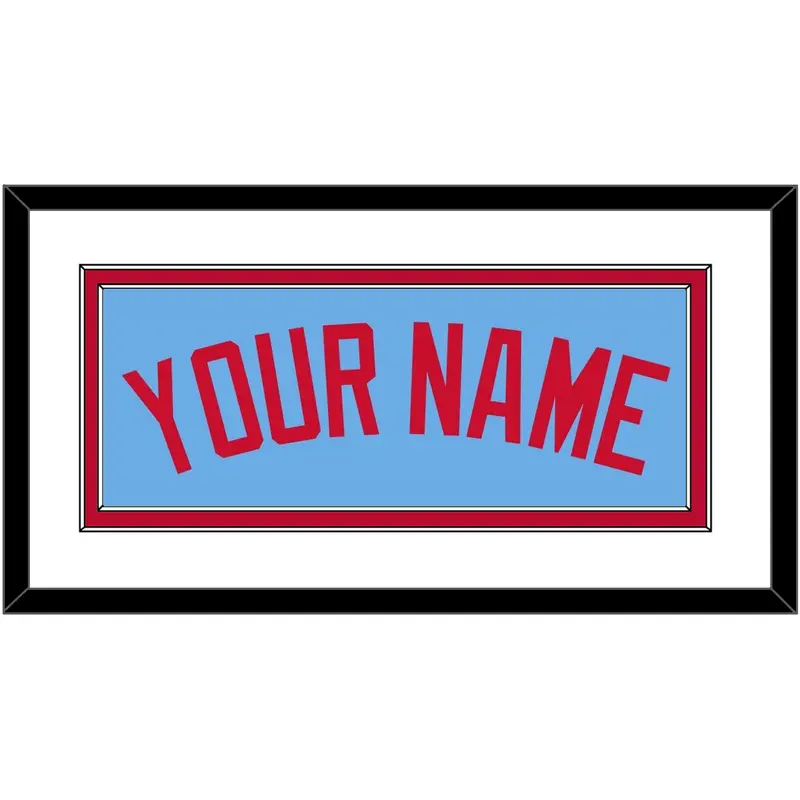 Minnesota Name - Alternate Light Blue - Double Mat 1