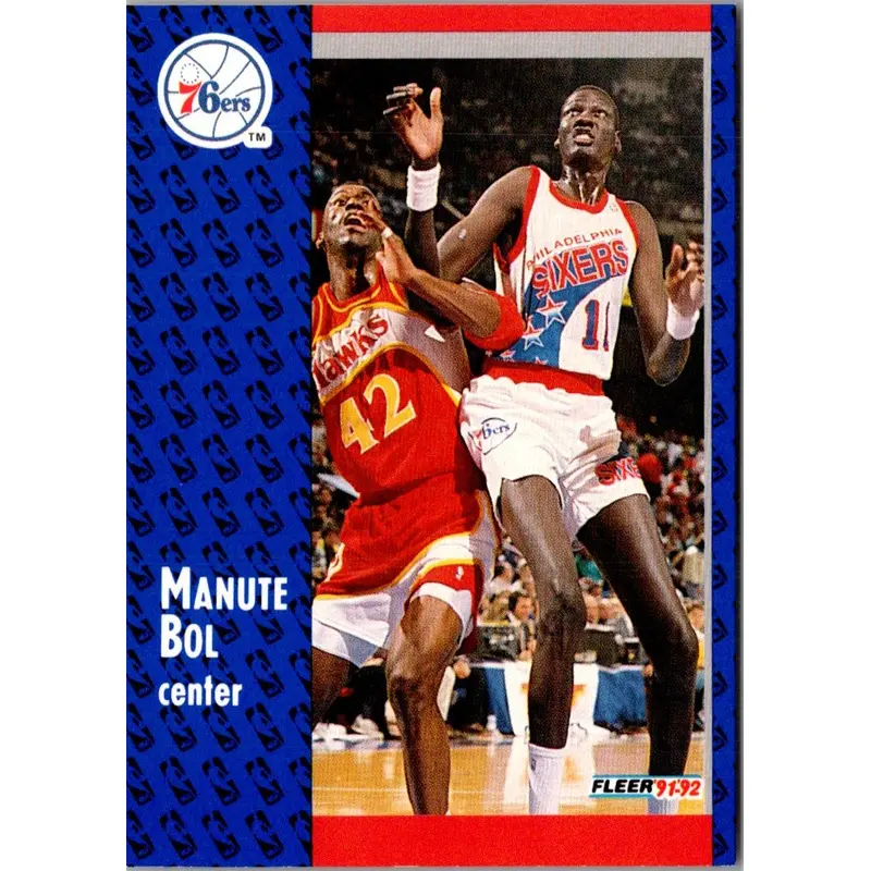 1991 Fleer Manute Bol #335