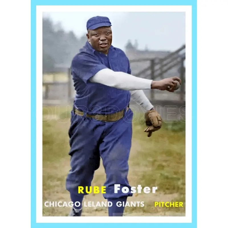 Rube Foster 1957 Topps Custom Card - 4088