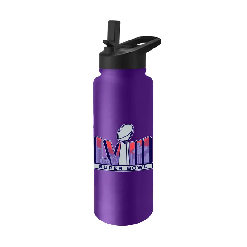 Super Bowl 58 34oz Quencher Bottle
