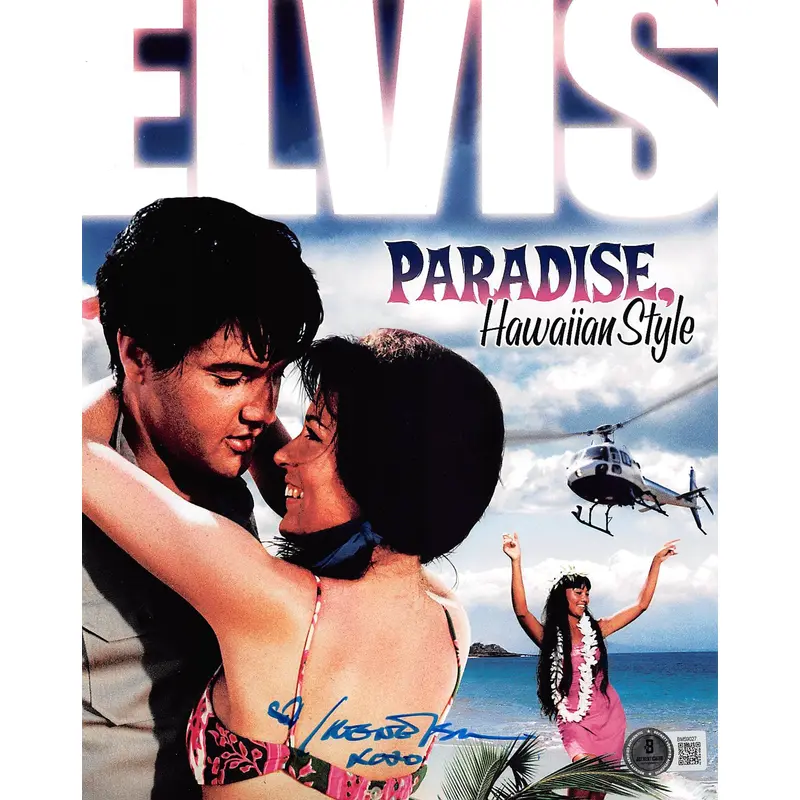 Irene Tsu Paradise, Hawaiian Style "Hearts xoxo" Signed 8x10 Photo BAS #BM59027