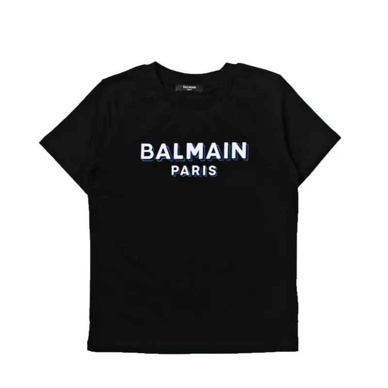 BALMAIN T SHIRT WOMEN WW TEE W/SHADOW LOGO MINI ME BT8P01 930