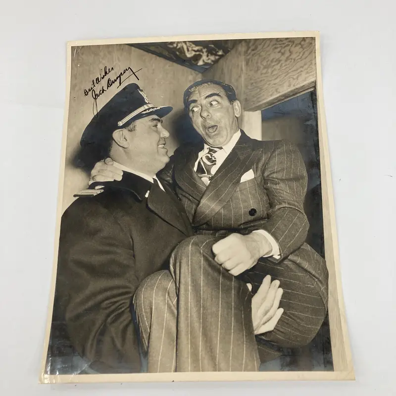 Jack Dempsey Signed Vintage 1930's 11x14 Photo JSA COA Boxing