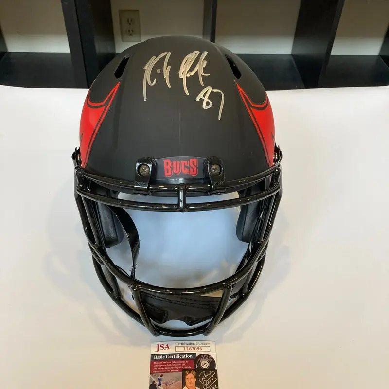 Rob Gronkowski Signed Tampa Bay Buccaneers Speed Full Size NFL Helmet JSA COA