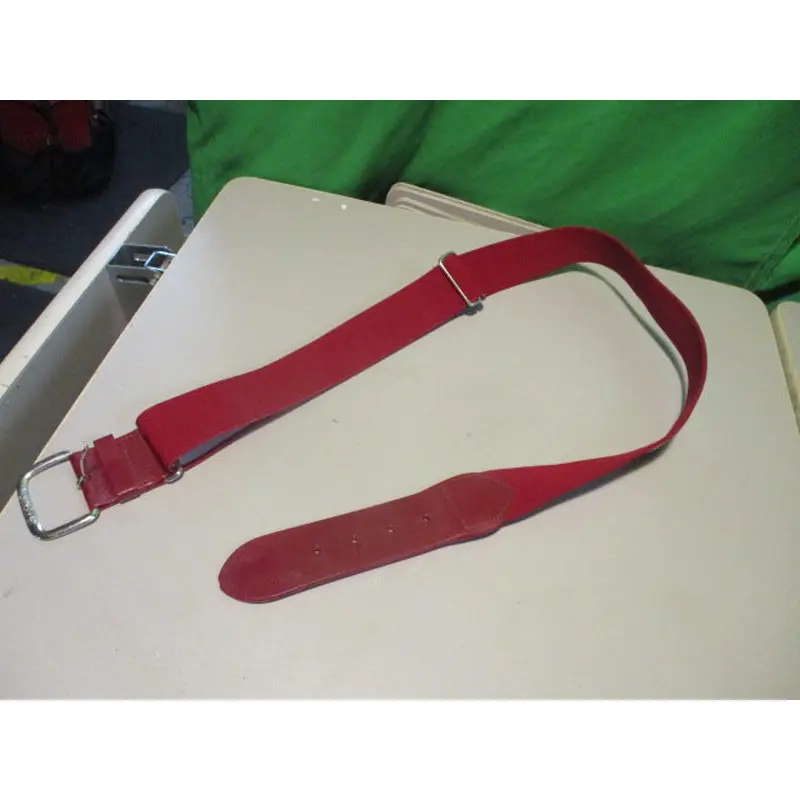 Used All Star Maroon Adult Baseball Belt