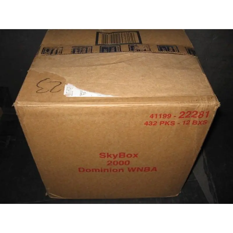 2000 Skybox Dominion WNBA Basketball Case (12 Box)