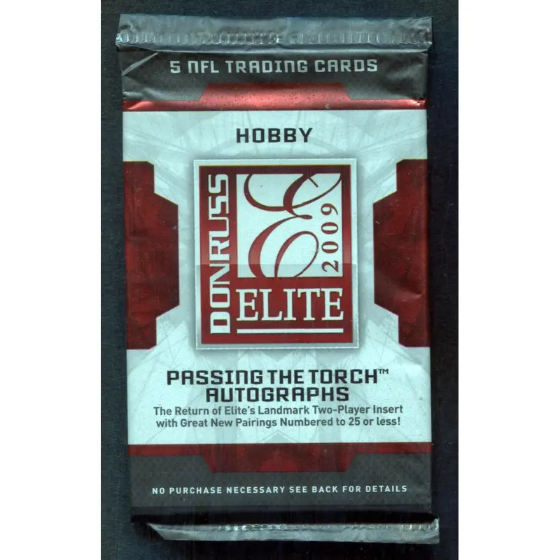 2009 Donruss Elite Football Unopened Pack (Hobby) (5)