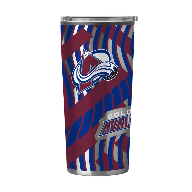 Colorado Avalanche Flex 20oz Plastic Wall Stainless Tumbler