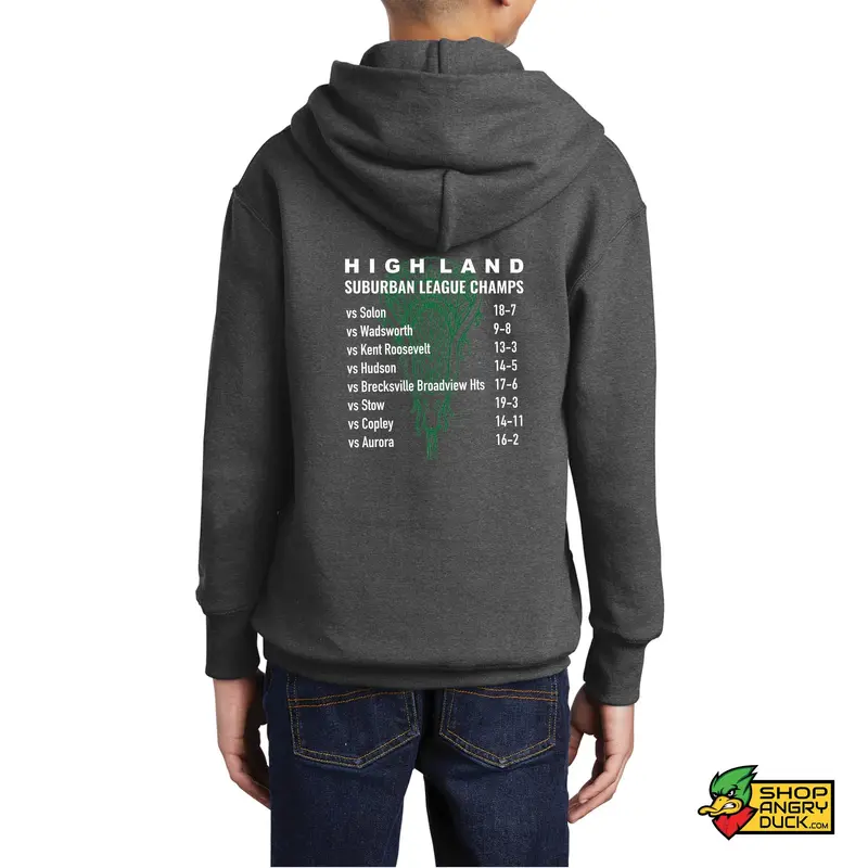 Highland Lacrosse 2025 Champs Youth Hoodie