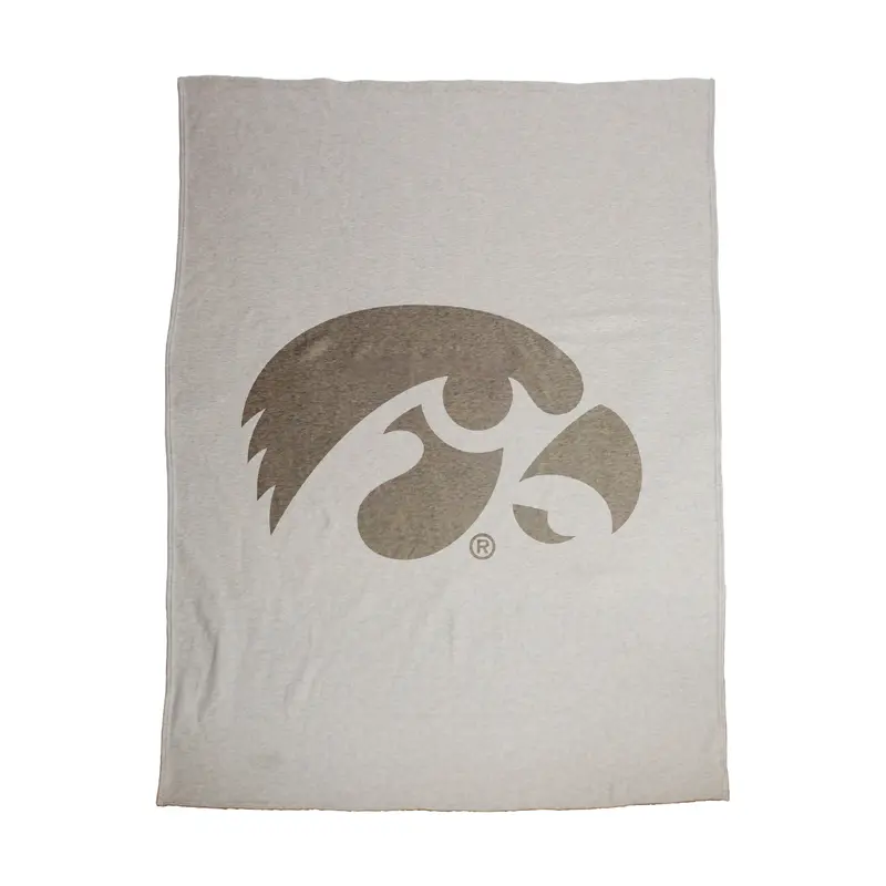 Iowa Oversized Logo Sublimated Sweatshirt Blanket