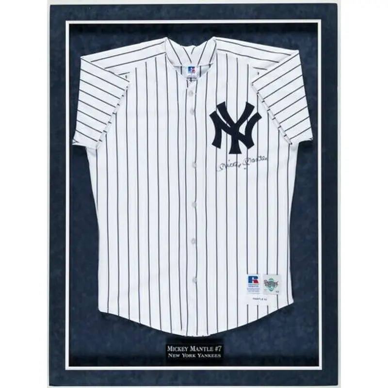 Mickey Mantle Signed Authentic Game Issued New York Yankees Jersey PSA DNA COA