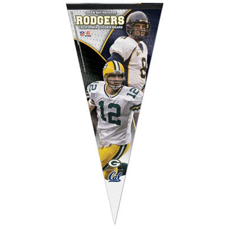Aaron Rodgers "Bear/Packer" EXTRA-LARGE Premium Felt Pennant