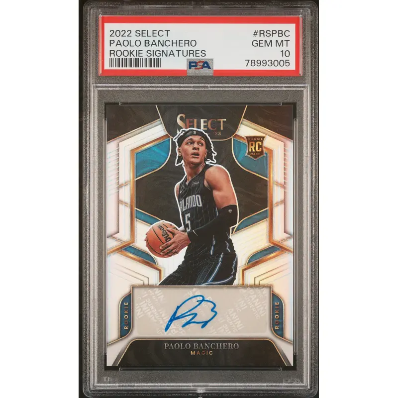 Paolo Banchero 2022 Select Rookie Signatures #31/249 PSA 10 Gem Mint