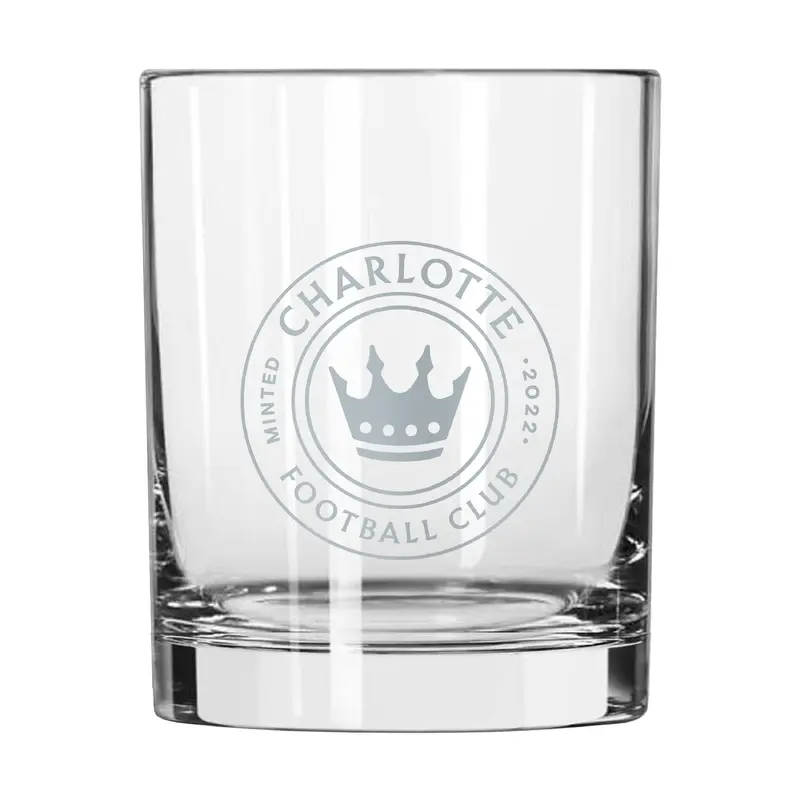 Charlotte FC 14oz Frost Rocks Glass