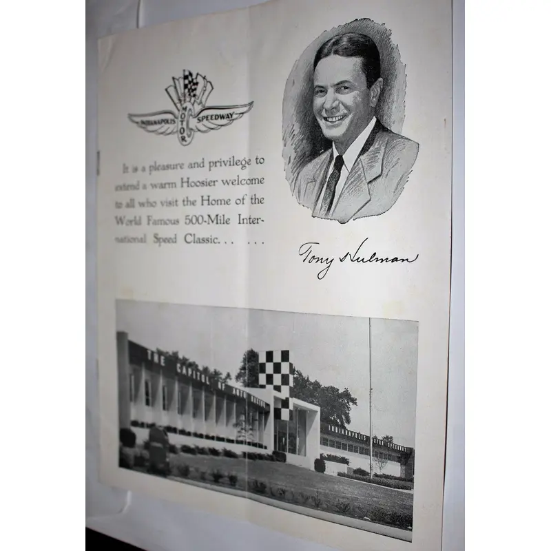 1960 Indianapolis 500 Mailer