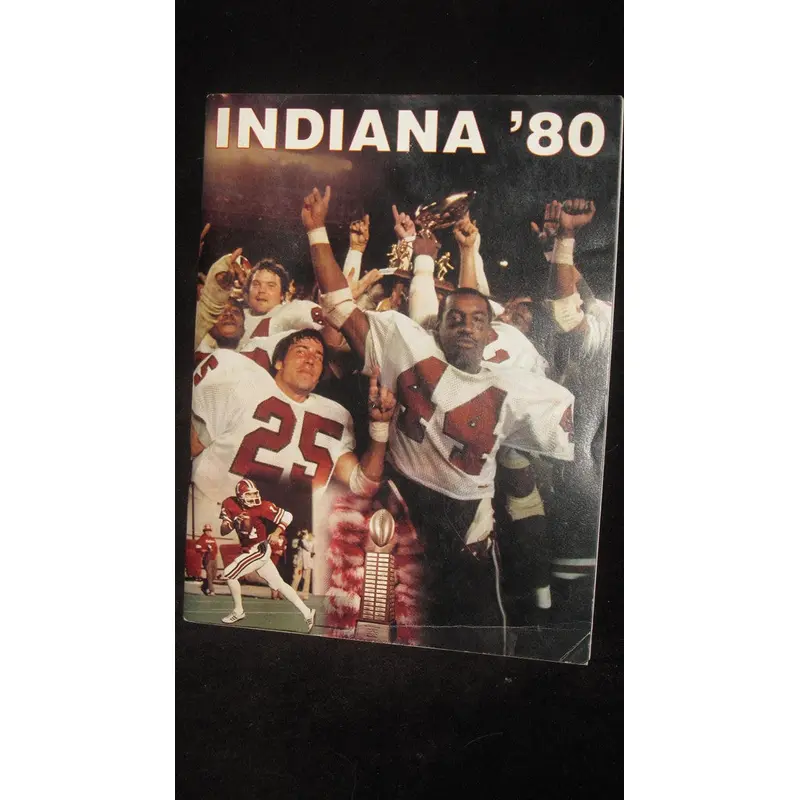 1980 Indiana University Football Media Guide