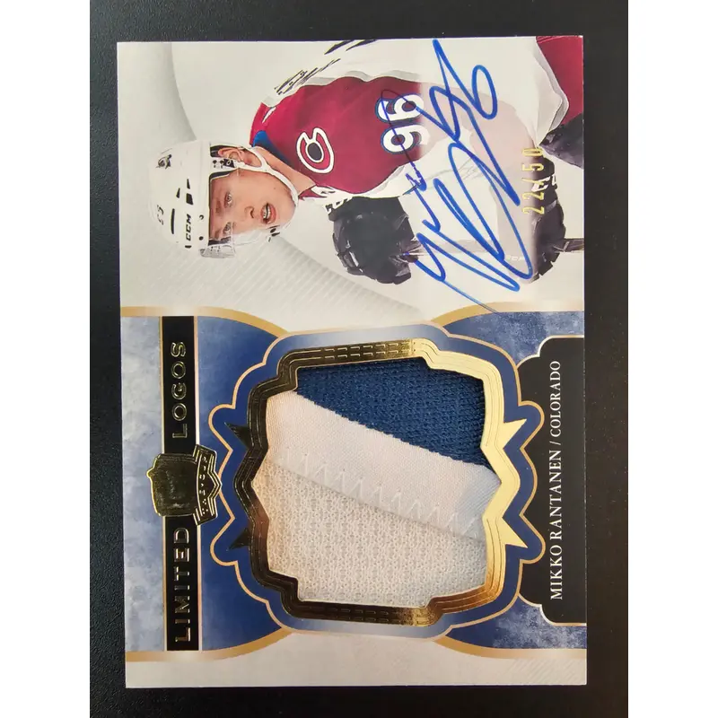 2017-18 Upper Deck The Cup - Limited Logos Autographs - Mikko Rantanen #LL-MR /50