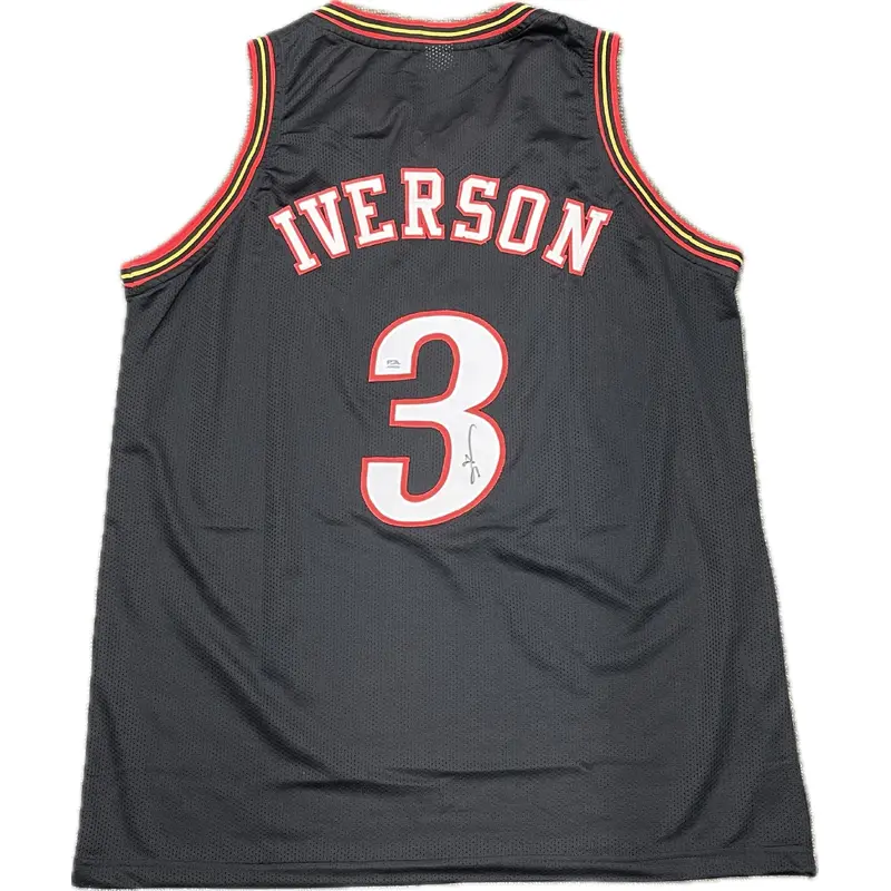 Allen Iverson signed Jersey PSA/DNA Philadelphia 76ers Autographed