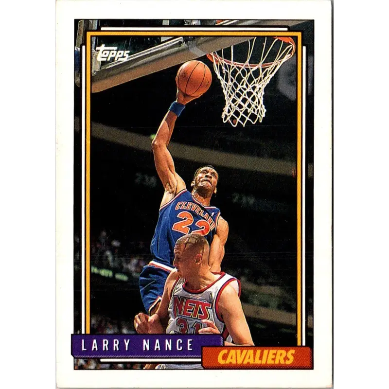 1992 Topps Larry Nance #163