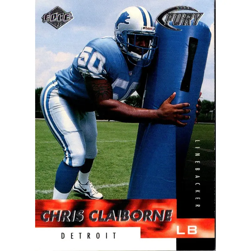 1999 Collector's Edge Advantage Millennium Collection Red Chris Claiborne #158