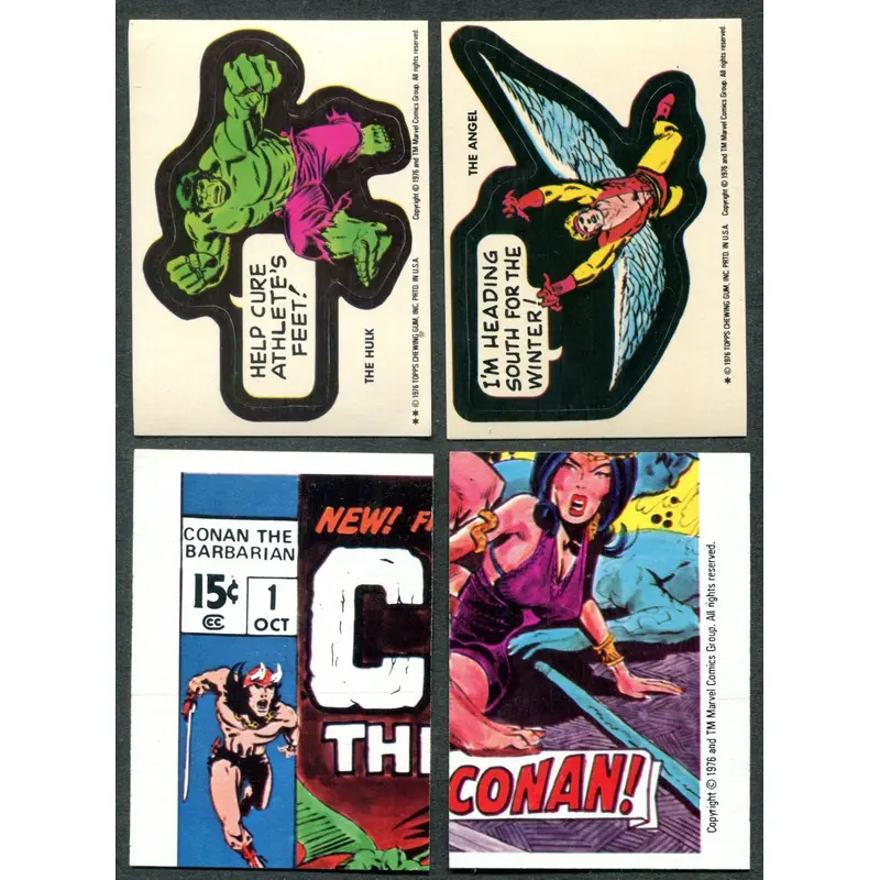 1976 Topps Marvel Superheroes Complete Set (w/ checklists) (40/9) (Set #2) NM NM+