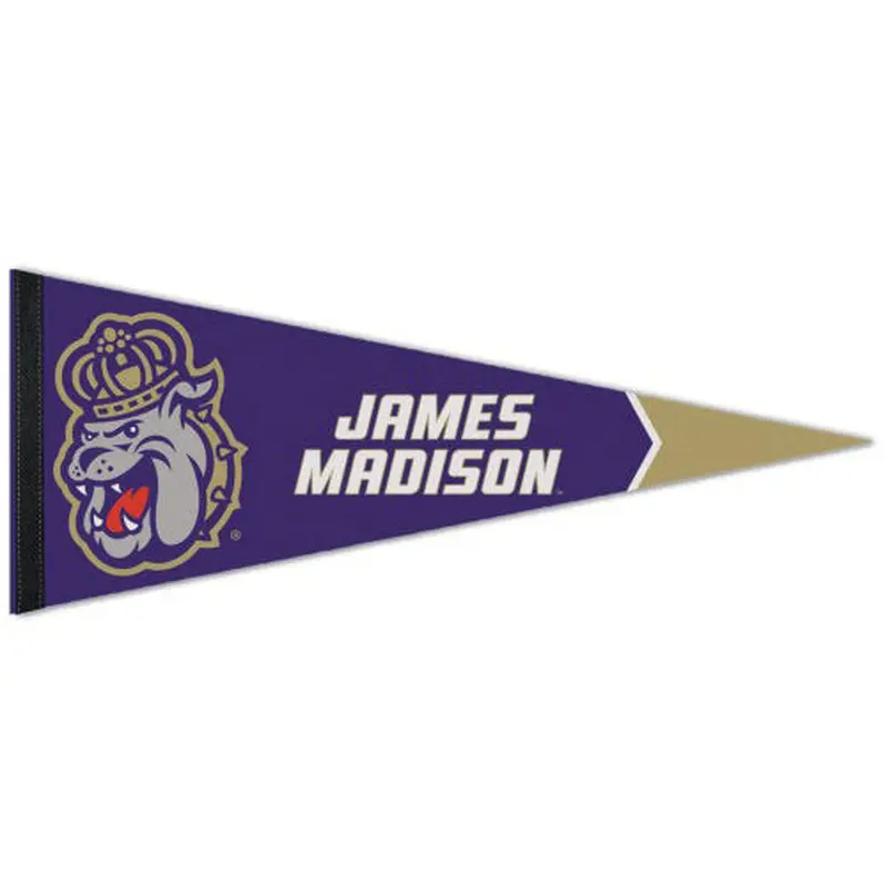James Madison Dukes NCAA Sports Team Logo Premium Felt Pennant - Wincraft Inc.