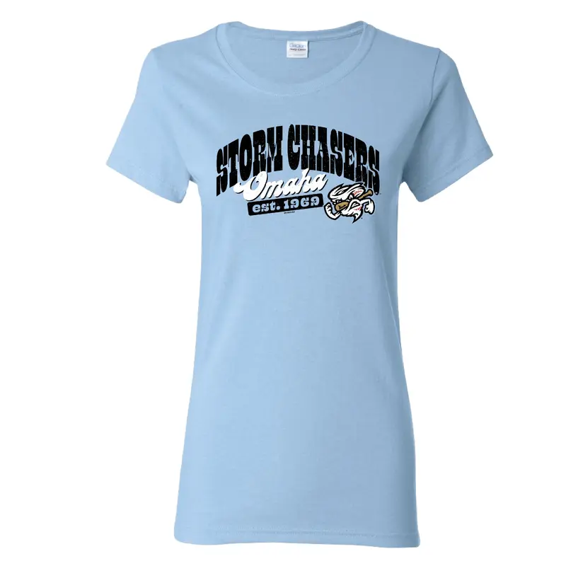 Omaha Storm Chasers Bimm Ridder Women's Light Blue Vidalia Tee
