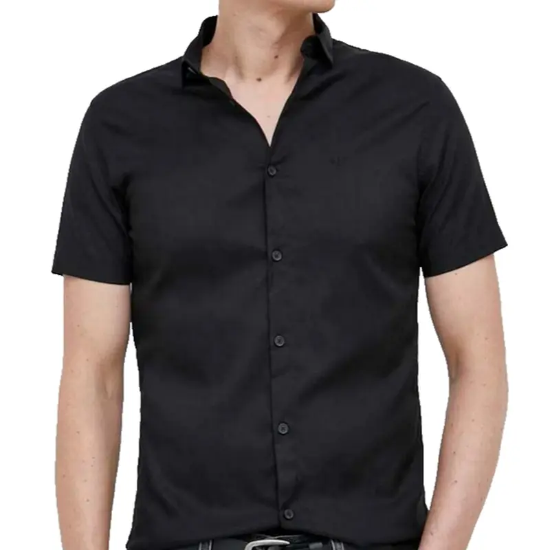 ARMANI EXCHANGE BLACK MENS SHIRT 8NZC51 1200