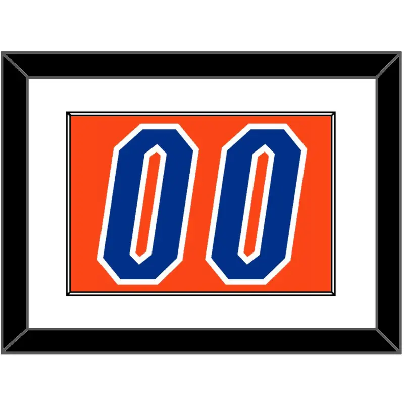 Florida Basketball Number - Road Orange (2017-2018) - Single Mat 1
