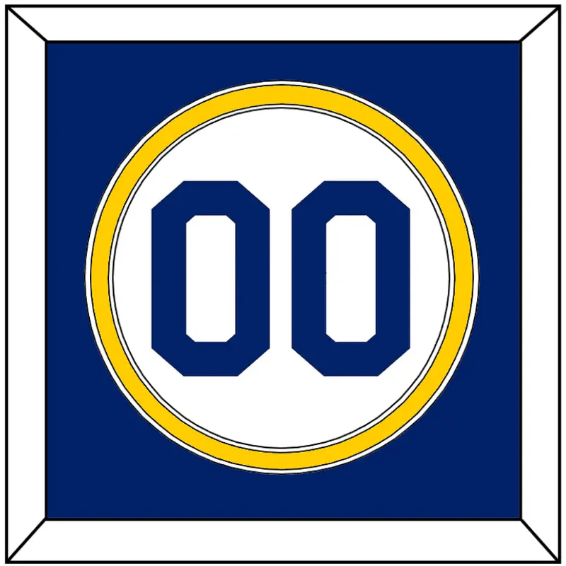 Seattle Number - Home White (1987-1992) - Double Mat 2