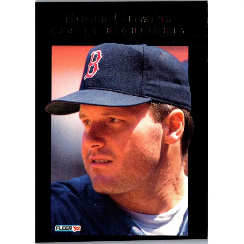 1992 Fleer Roger Clemens Roger Clemens #11