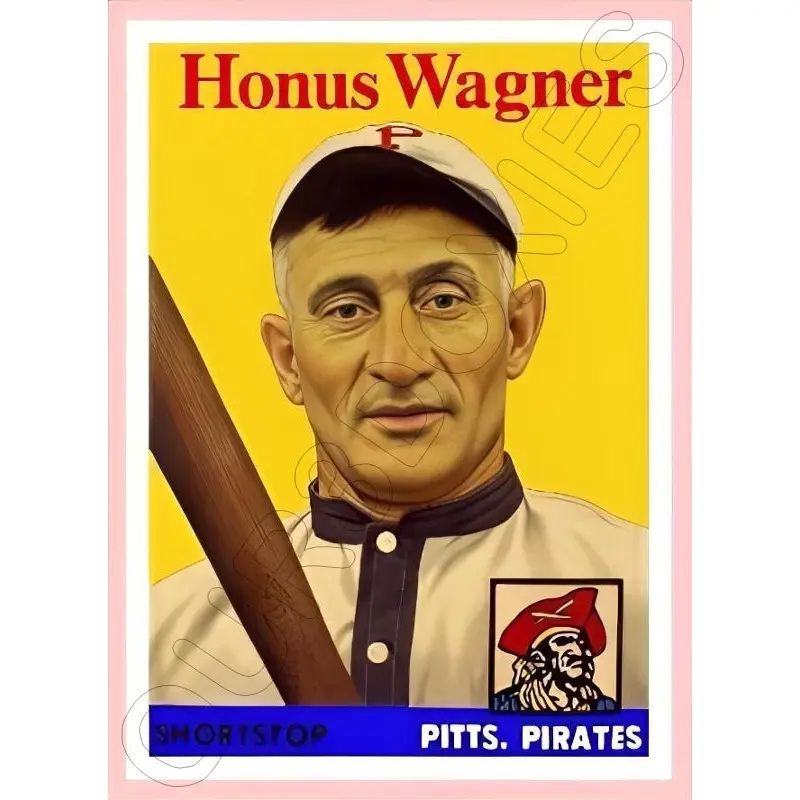 Honus Wagner 1958 Topps Custom Card - 4148