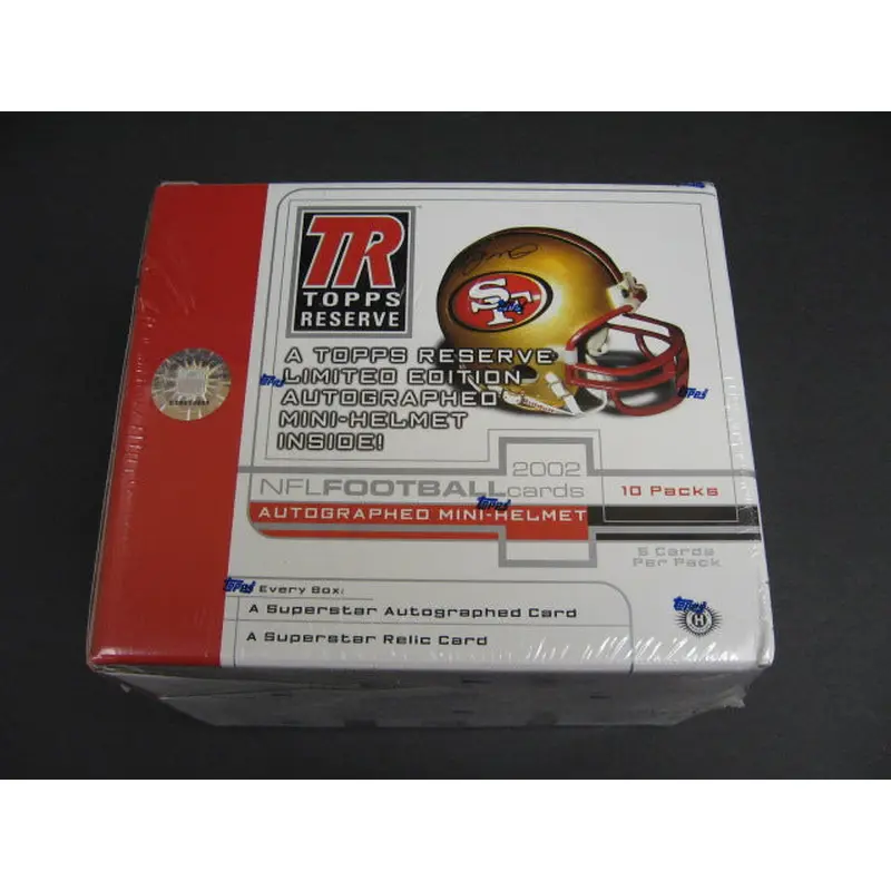 2002 Topps Reserve Football Box (Hobby)