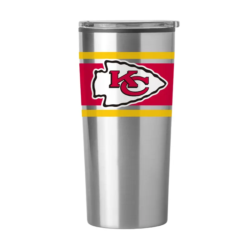 Kansas City Chiefs Stripe 20 oz Fusion Tumbler
