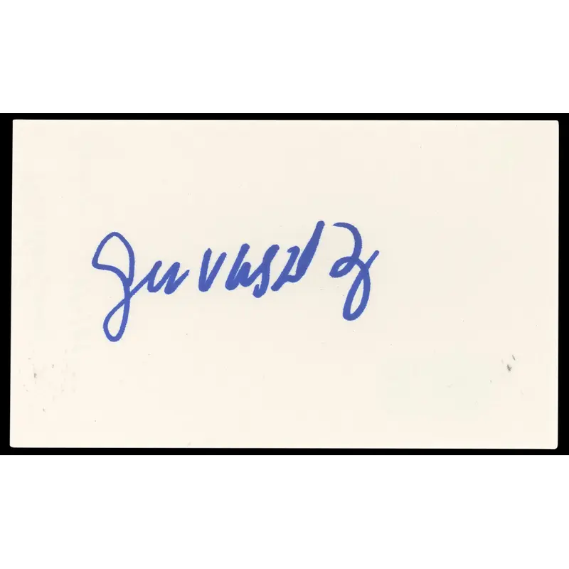 Gus Van Sant Authentic Signed 3x5 Index Card Autographed BAS #BP50620