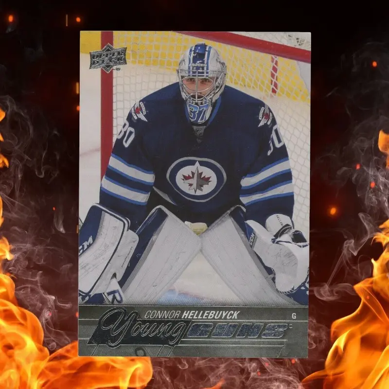 2015-16 Upper Deck CONNOR HELLEBUYCK Young Guns #214 Rookie
